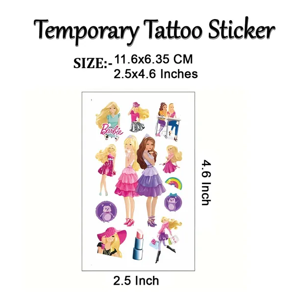 Muliti_Cartoons_Temporary_Tattoo_pack_of_2
