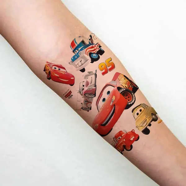 Multi_Car_Set_Temporary_Tattoo_pack_of_2