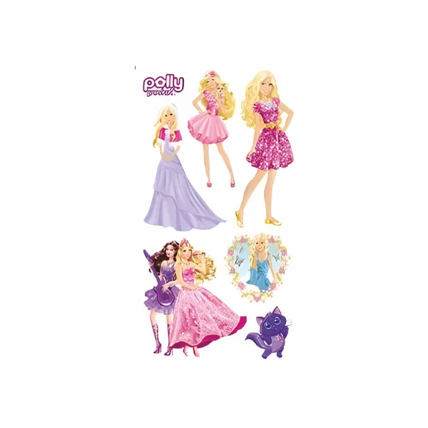 Multi_Cartoons_Dolls_Temporary_Tattoo_pack_of_2
