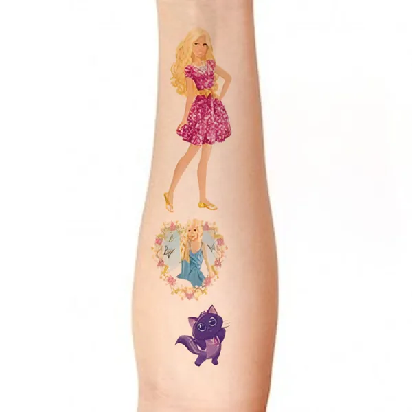 Multi_Cartoons_Dolls_Temporary_Tattoo_pack_of_2