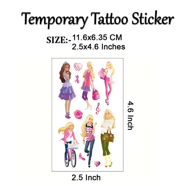 Multi_Coloful_Cartoons_Temporary_Tattoo_pack_of_2