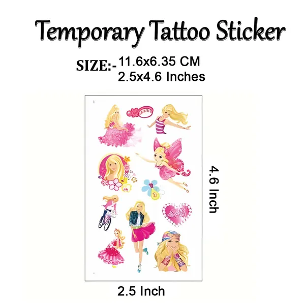 Multi_Coloful_Cartoons_Temporary_Tattoo_pack_of_2