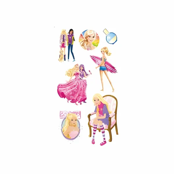 Multi_Coloful_Cartoons_dolls_Temporary_Tattoo_pack_of_2
