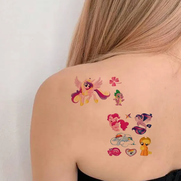 Multi_Coloful_Unicorn_Temporary_Tattoo_pack_of_2_
