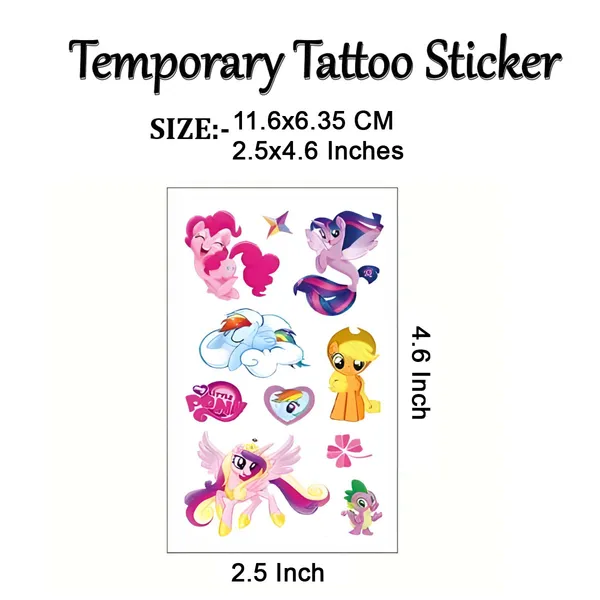 Multi_Coloful_Unicorn_Temporary_Tattoo_pack_of_2_