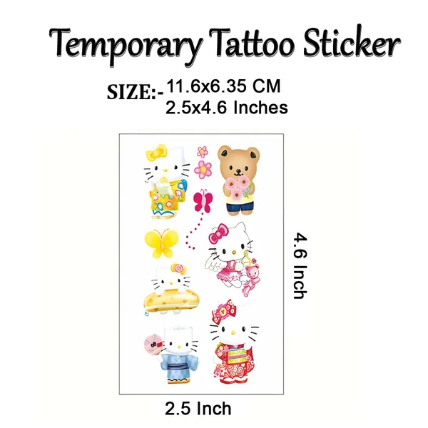Multi_Cute_Cartoon_Temporary_Tattoo_pack_of_2