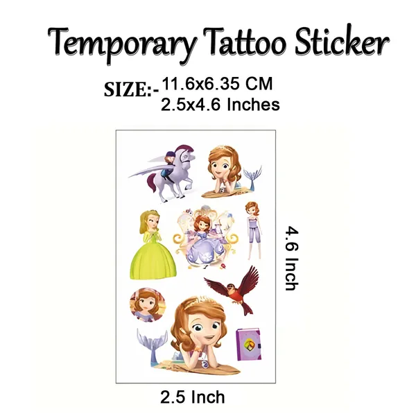 Multi_Girls_Toon_Temporary_Tattoo_pack_of_2