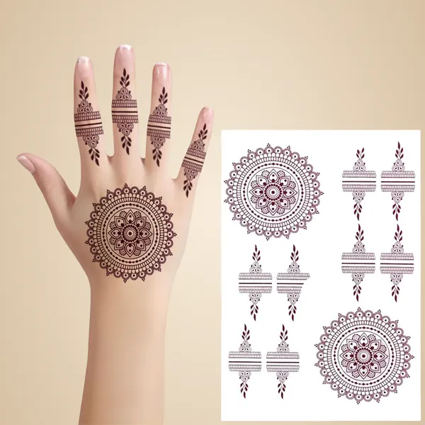 Dark_Brown_Skin_Safe_Tattoo_Paper_Premium_Sticker_Decal_For_Women_And_Girls_Pack_Of_1