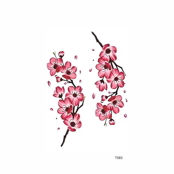 Pink_Flower_Temporary_Tattoo_pack_of_2