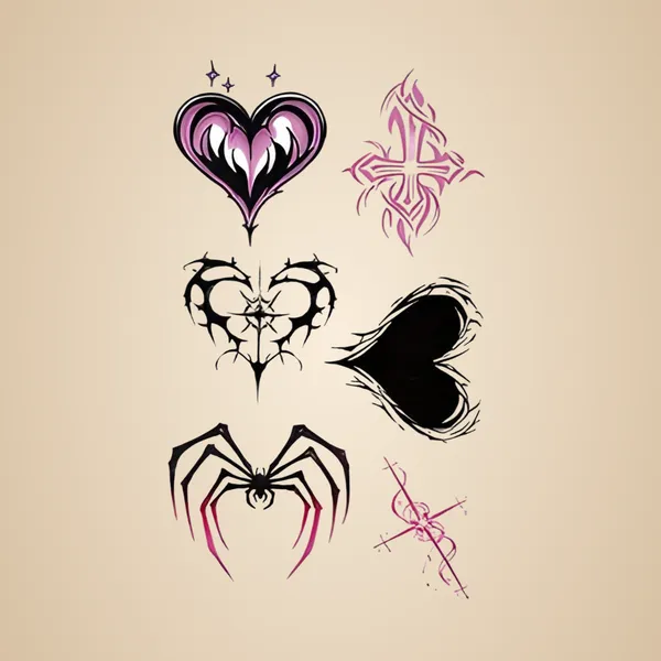 Multicolor_Skin_Safe_Tattoo_Paper_Premium_Sticker_Decal_For_Men_And_Women_Pack_Of_2