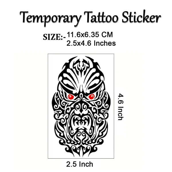 Red_Eye_Trible_Face_Temporary_Tattoo_pack_of_2