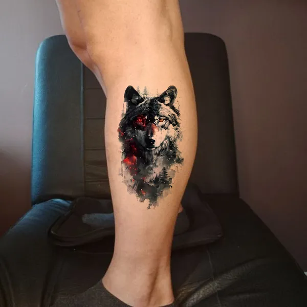 Red_Eye_Wolf_Temporary_Tattoo_pack_of_2