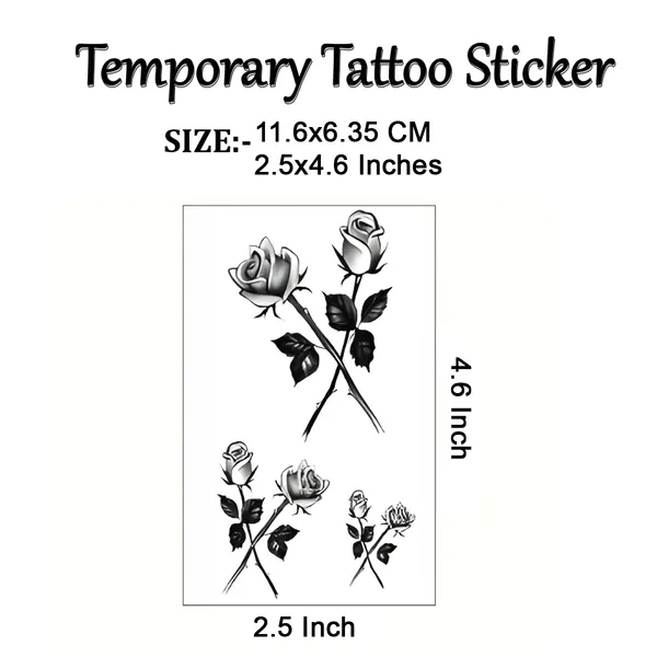 Rose_Cross_Leaf_Temporary_Tattoo_pack_of_2