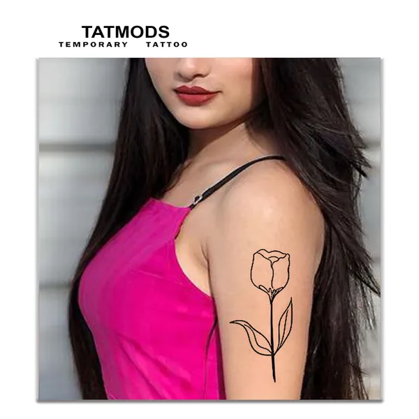 Rose_Just_Be_You_Design_Temporary_tattoo_Pack_of_2