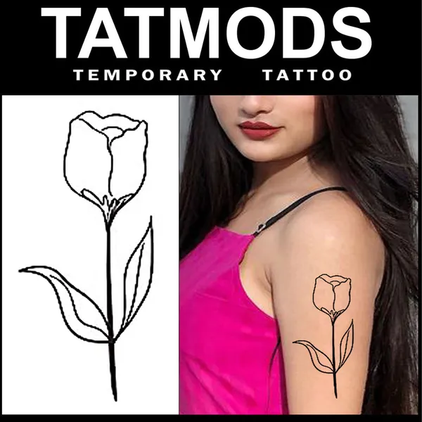 Rose_Just_Be_You_Design_Temporary_tattoo_Pack_of_2