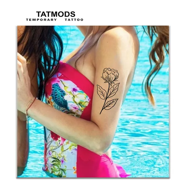 Rose_Just_Be_You_Design_Temporary_tattoo_pack_of_2