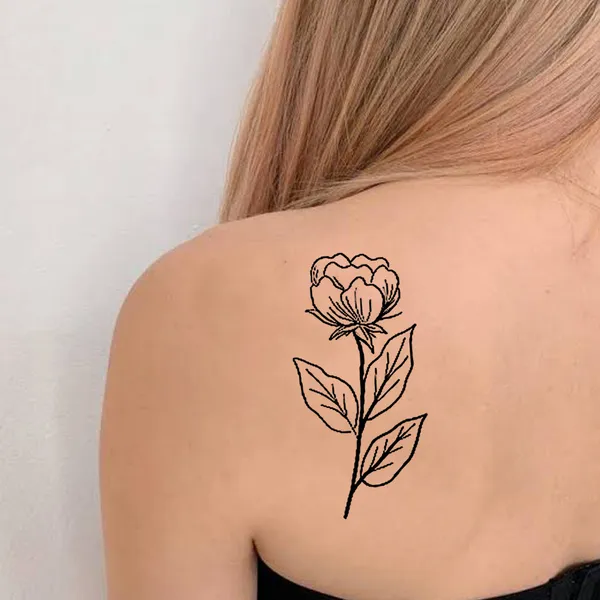 Rose_Leaf_Black_Design_Temporary_tattoo_Pack_Of_2