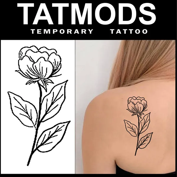 Rose_Leaf_Black_Design_Temporary_tattoo_Pack_Of_2