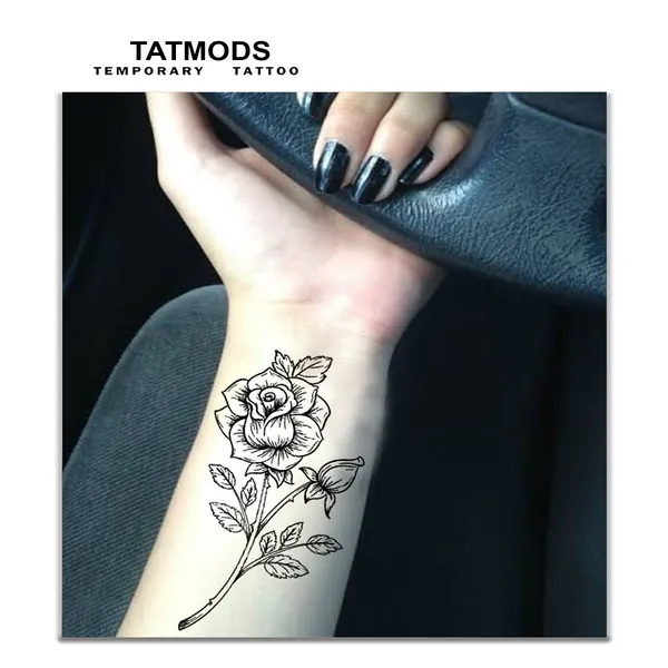 Rose_Leaf_Design_Temporary_Tattoo_Pack_Of_2