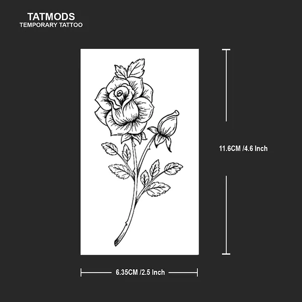 Rose_Leaf_Design_Temporary_Tattoo_Pack_Of_2