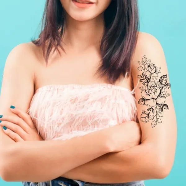 Rose_With_Leaf_Real_Black_Waterproof_Temporary_Body_Tattoo_pack__of_2