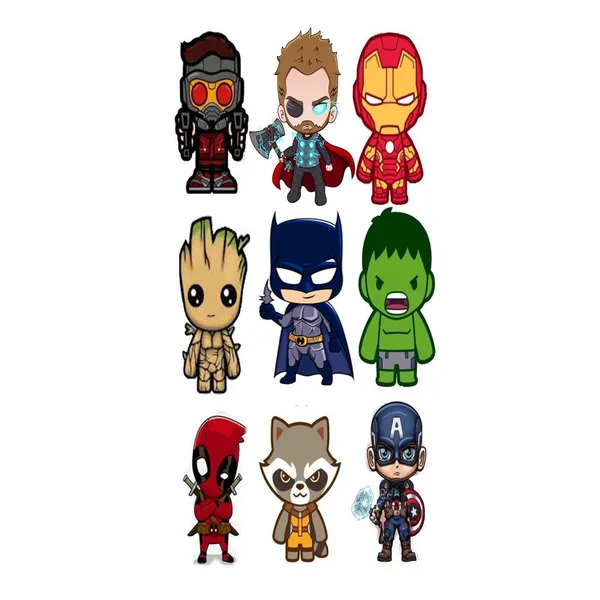 Small_Carton_Characters_Temporary_Tattoo_pack_of_2