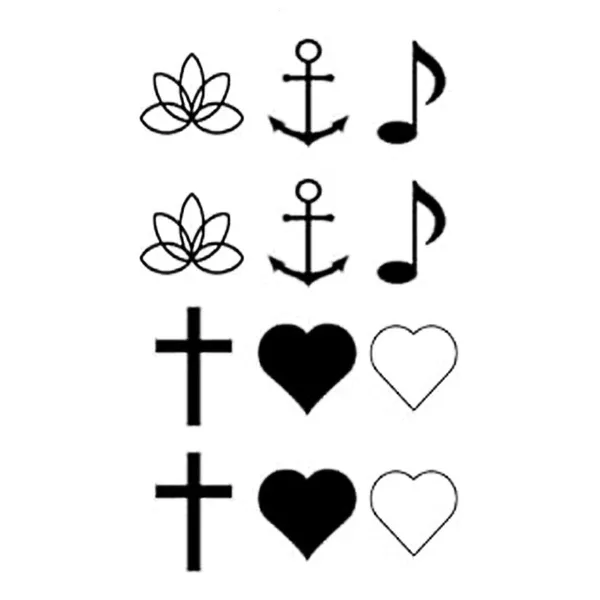 Small_Design_Temporary_tattoo_pack_of_2