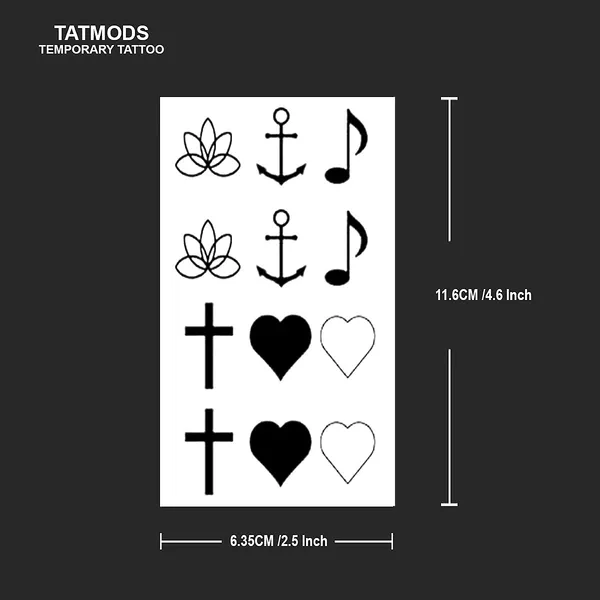 Small_Design_Temporary_tattoo_pack_of_2