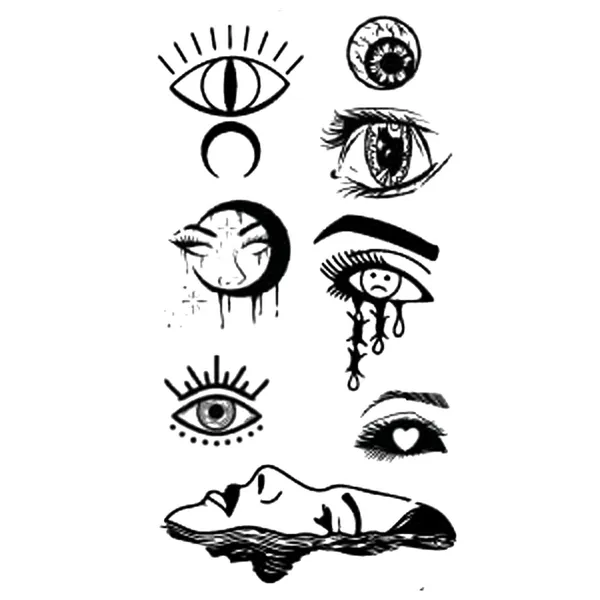 Small_Eye_Design_Temporary_tattoo_Pack_of_2