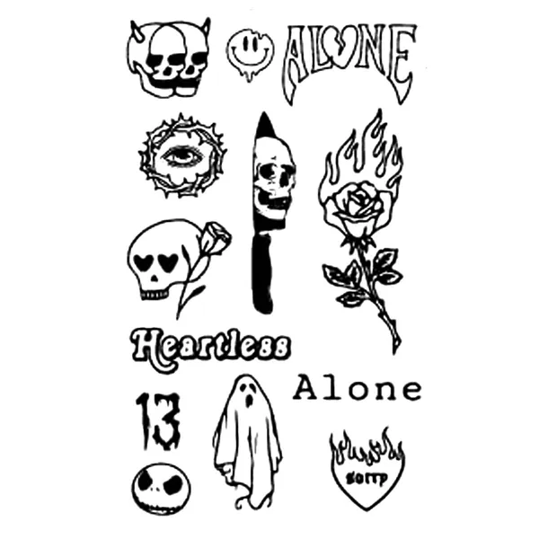 Small_Finger_Design_temporary_tattoo_Pack_Of_2