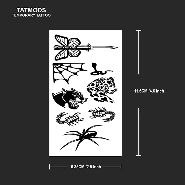 Small_Insect_Animal_Design_Temporary_Tattoos_pack_Of_2