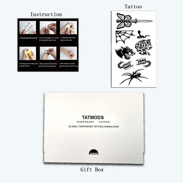 Small_Insect_Animal_Design_Temporary_Tattoos_pack_Of_2