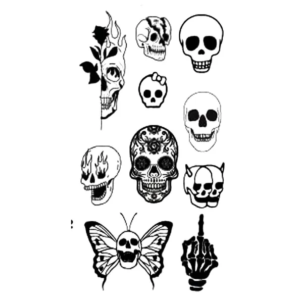 Small_Skulls_Design_Temporary_Tattoo_Pack_of_2