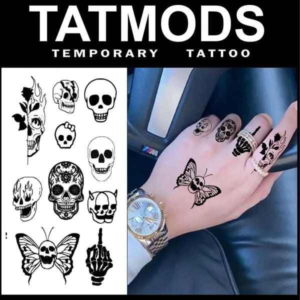 Small_Skulls_Design_Temporary_Tattoo_Pack_of_2