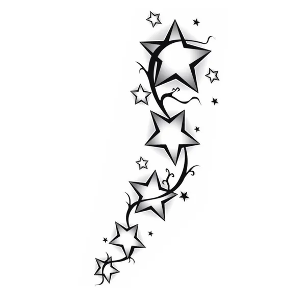 Star_Design_Black_Temporary_Tattoo_pack_of_2