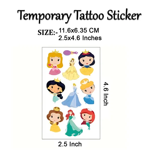 Ten_Style_Cartoons_Temporary_Tattoo_pack_of_2