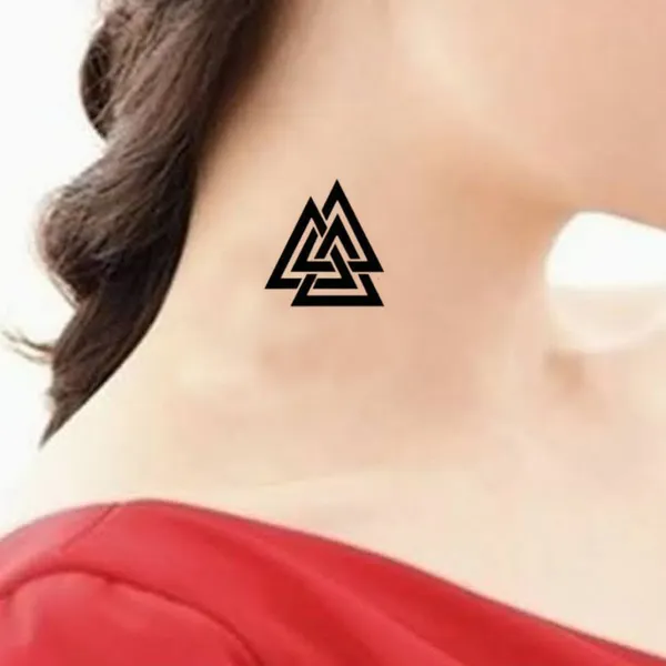 Triangle_With_Star_Temporary_Tattoo_