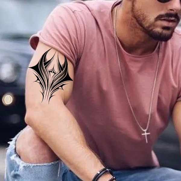 Trible_Trangle_Design_Temporary_Tattoo_pack_of_2