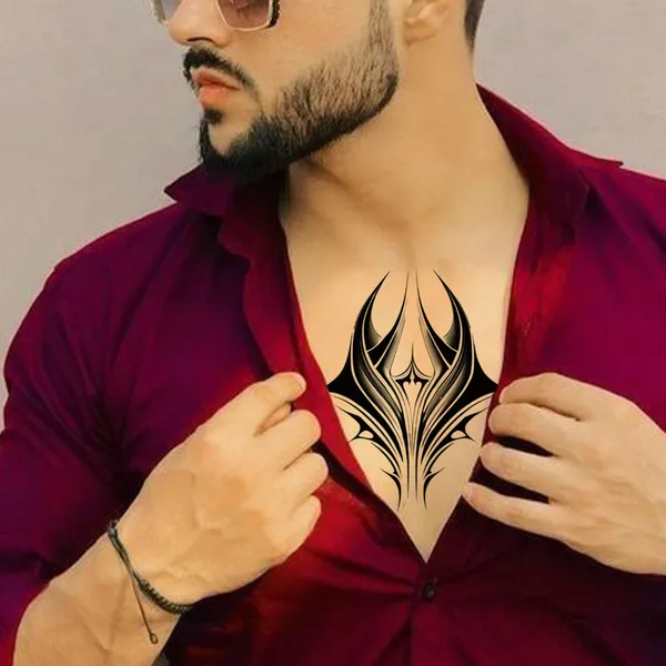 Trible_Trangle_Design_Temporary_Tattoo_pack_of_2