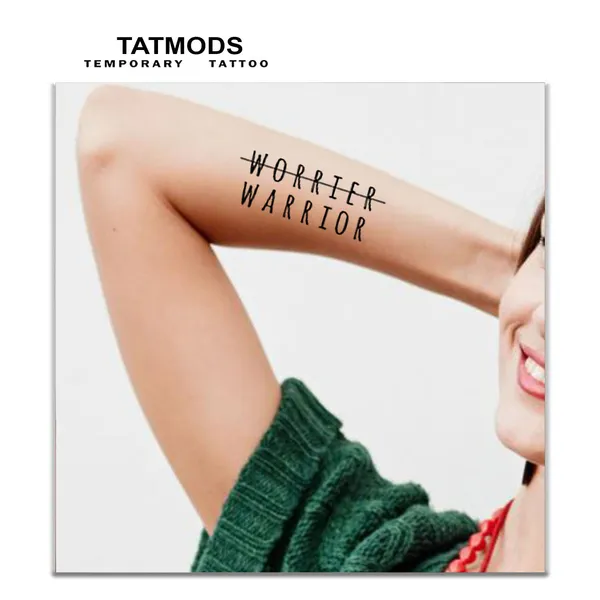 Warrior_Quarts_Design_Temporary_tattoo_Pack_Of_2