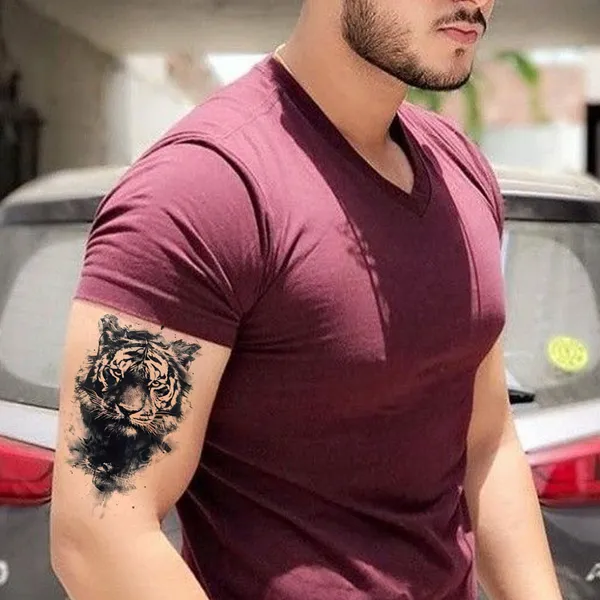 White_Tiger_Temporary_Tattoo_pack_of_2