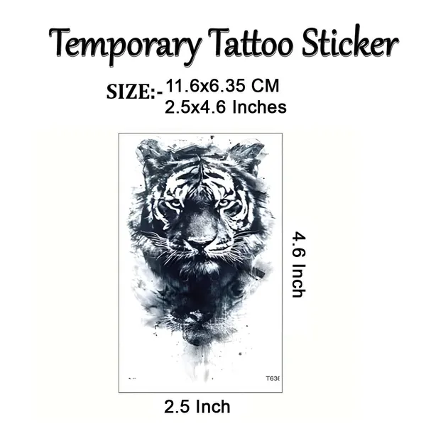 White_Tiger_Temporary_Tattoo_pack_of_2