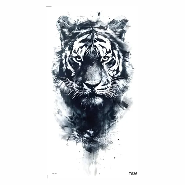 White_Tiger_Temporary_Tattoo_pack_of_2