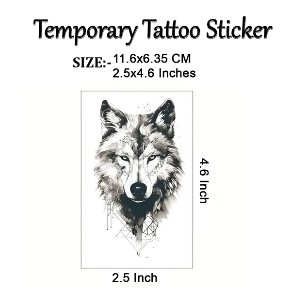 Wolf_Triangle_Temporary_Tattoo_pack_of_2