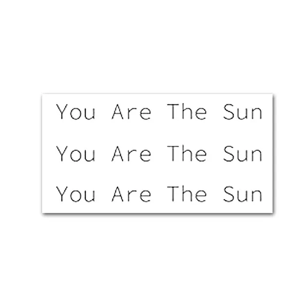 You_are_The_Sun_Design_Temporary_Tattoos_Pack_Of_2