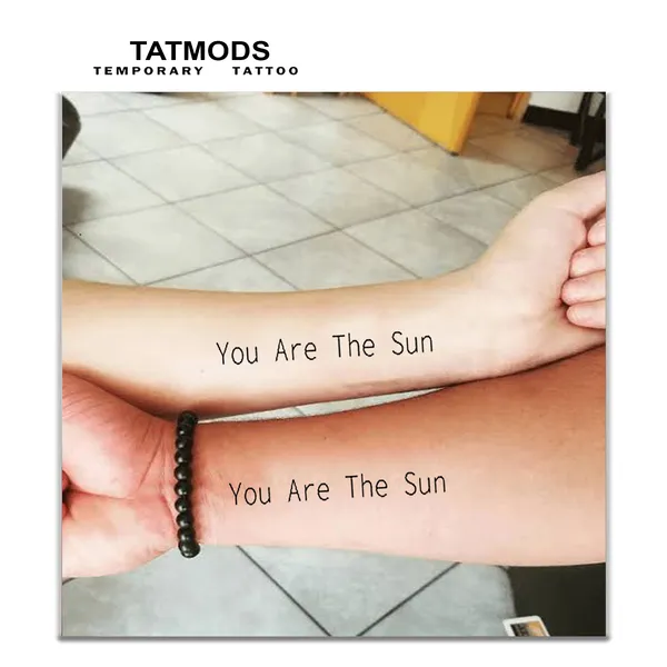 You_are_The_Sun_Design_Temporary_Tattoos_Pack_Of_2
