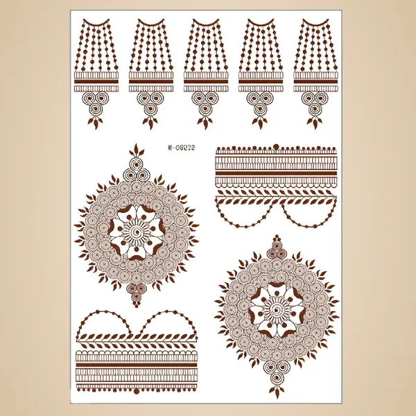Dark_Brown_Skin_Safe_Tattoo_Paper_Premium_Sticker_Decal_For_Women_And_Girls_Pack_Of_1
