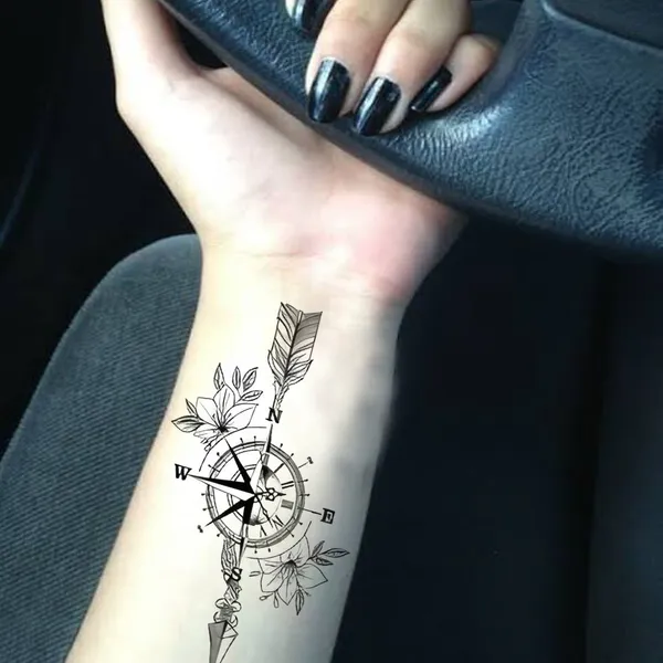 with_Flower_Temporary_Tattoo_PACK_OF_2_