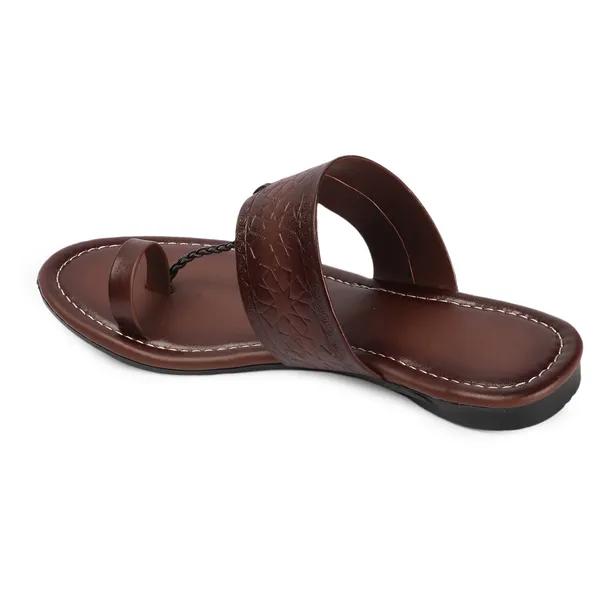 Kolhapuri_Brown_Pu_Leather_Flats_For_Women