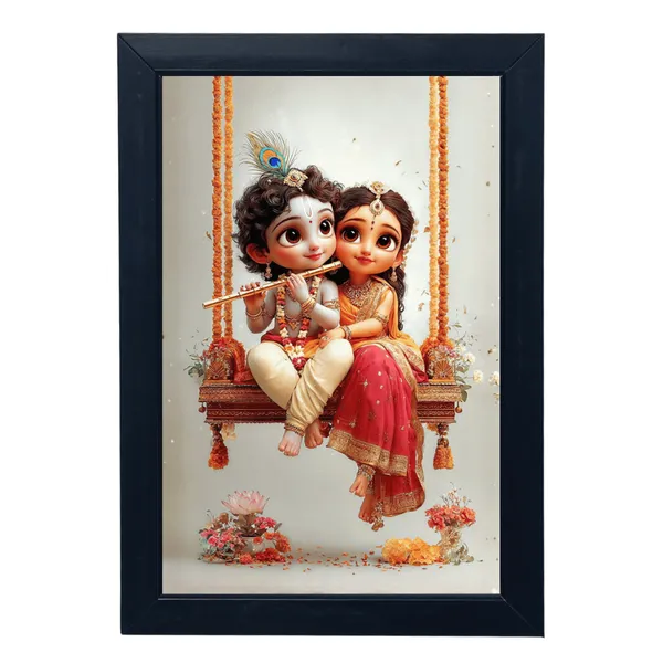 Black_Premium_Radhakrishna's_Wall_Hanging_Photo_Frame_For_Home_Decor